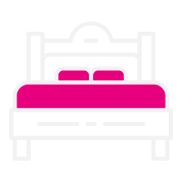 ikona łóżka